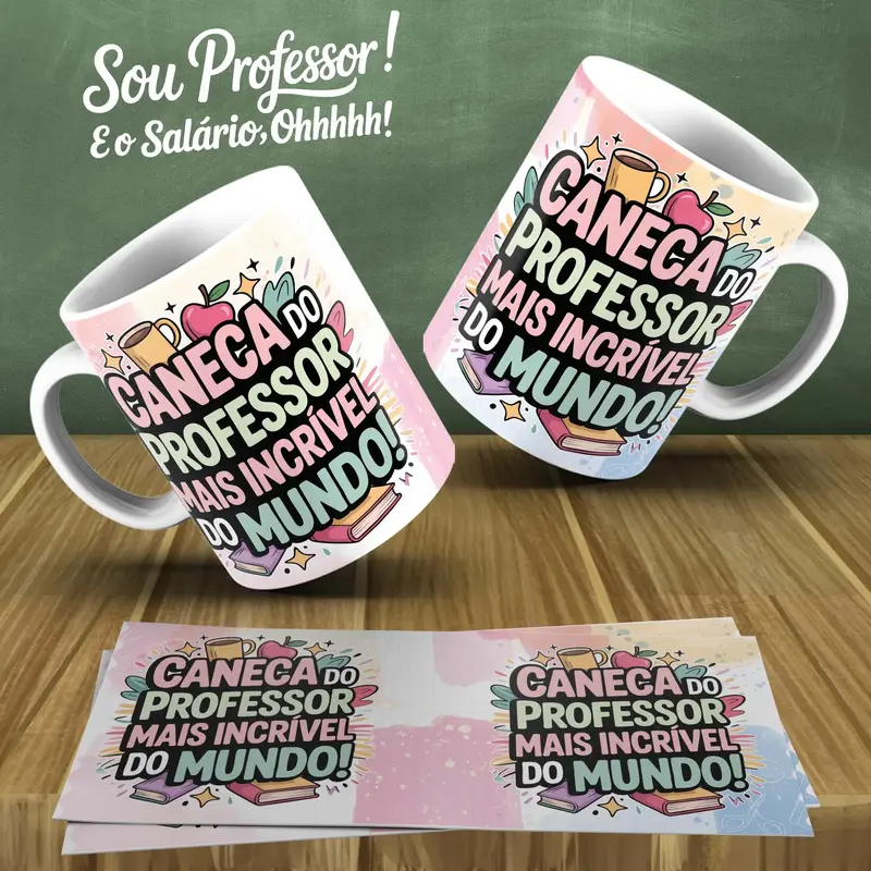 Caneca do professor mais incrível do mundo