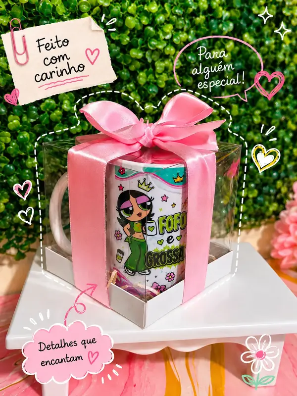 CANECA COM CAIXA PARA PRESENTE