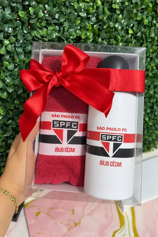 Kit Toalhinha e Squeeze Personalizado