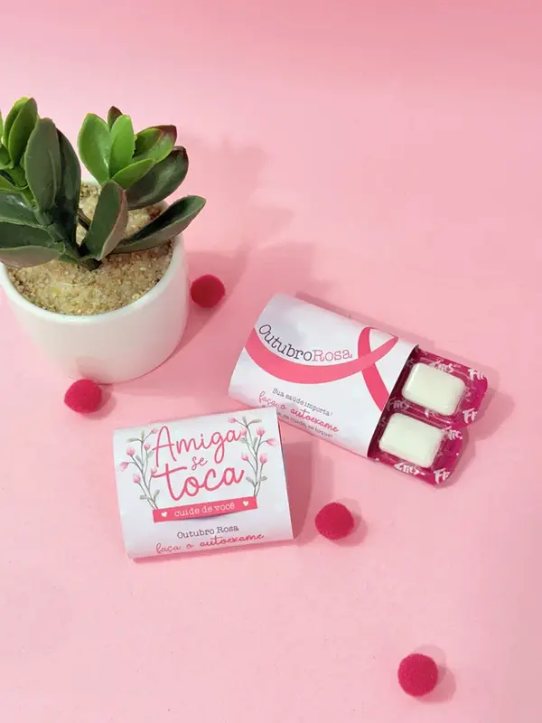 CHICLETES OUTUBRO ROSA